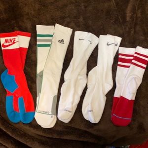 Lot 5 pairs men’s xl l crew socks